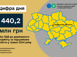 440,2 млн грн збір ПДВ до державного бюджету за підсумками роботи у травні 2024 року